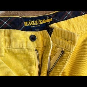 Rugby Ralph Lauren Corduroy Pants - Yellow
